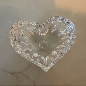 Marquis Waterford Crystal Heart Shaped Ring Holder